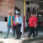 Wamenkumham Edward O.S Hiariej bersama Kalapas Narkotika Porman Siregar meninjau blok hunian Lapas Narkotika Kelas IIA Bandar Lampung || Foto Ist