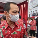 Kepala Dinas Perindustrian Kota Bandar Lampung, Adiansyah, saat dimintai keteragan || Foto Saibetik.com