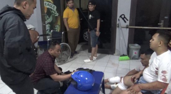 Dua pelaku dari empat pelaku komplotan pencurian rumah mewah diamankan petugas Polresta Bandar Lampung || Saibetik.com