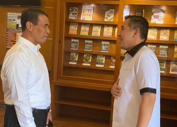 Peningkatan Areal Tanam Padi,Bupati Dendi Ramadhona Temui Menteri Pertanian