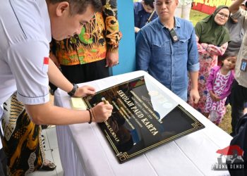 Upaya Tingkatkan Sektor Pendidikan, Dendi Ramadhona Resmikan PAUD Karang Taruna