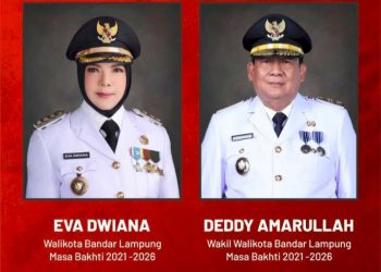 Duet Petahana Eva-Dedy Bakal Dipertahankan di Pilwakot Bandar Lampung