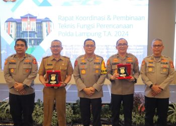  Polda Lampung Gelar Rakor Bintek Fungsi Perencanaan T.A 2024