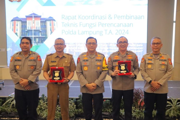  Polda Lampung Gelar Rakor Bintek Fungsi Perencanaan T.A 2024