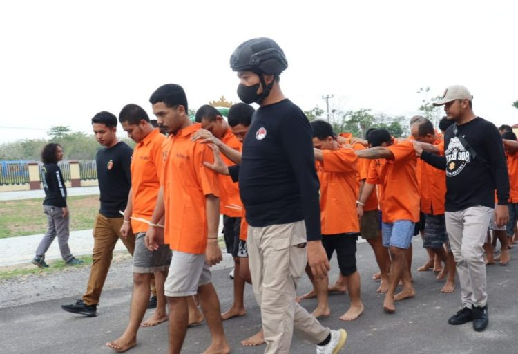 Polres Pringsewu Ungkap 14 Kasus Selama Operasi Sikat Krakatau 2024