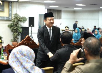 Pj. Bupati Pringsewu Hadiri Pelantikan Pj. Bupati Mesuji dan Tubaba