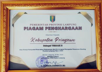 Pringsewu Raih Peringkat Kedua dalam Penanganan Stunting di Provinsi Lampung