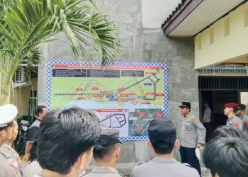 Polres Pesisir Barat Cek Kesiapan Jelang WSL Krui Pro 2024