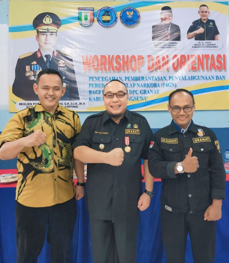 Semangat Baru dalam Perang Melawan Narkoba: Penutupan Workshop dan Orientasi P4GN DPC GRANAT Kabupaten Pringsewu