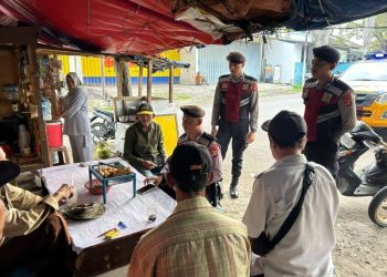  Antisipasi Gangguan Kamtibmas, Unit Patroli Samapta Polres Lampung Selatan Gencar Laksanakan Patroli Malam Hari