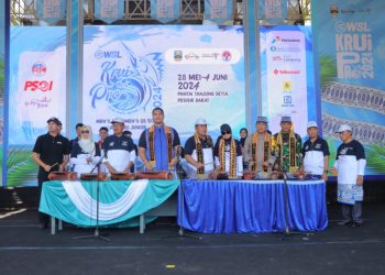 WSL Krui Pro 2024 Dibuka, Wakapolda Tekankan Pelayanan Humanis dari Personel
