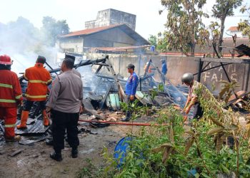  Akibat Konsleting Listrik, Satu Unit Rumah Ludes Terbakar