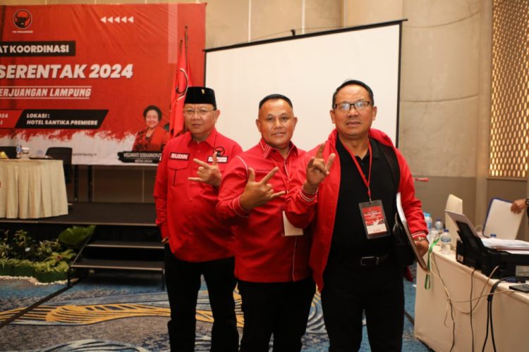 PDIP Lampung: Petahana dari Kader Partai Akan Dapat Surat Tugas, Bandarlampung Masih Dalam Pertimbangan