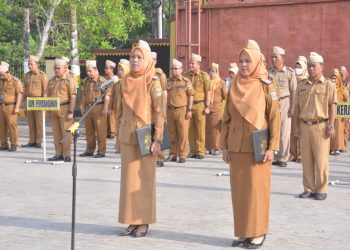 Apel Mingguan di Kantor Bupati Lampung Tengah Dipimpin oleh Dr. Candra Puasati