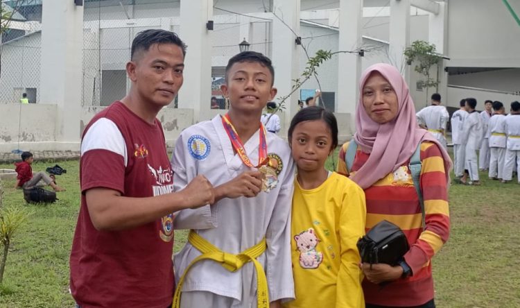 Muhammad Rizky Prasetyawan, atlet taekwondo dari Club Saburai Taekwondo Lampung Selatan