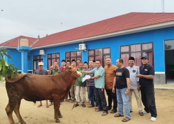 PWI Lampung Timur Rayakan Idul Adha 1445 H dengan Penyembelihan Hewan Kurban