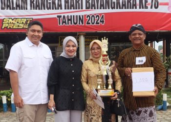 Lomba Among Ajong Meriahkan Peringatan Hari Bhayangkara ke-78 di Polres Lampung Selatan