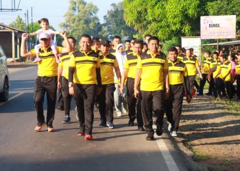 Polres Lampung Timur Rayakan Hari Bhayangkara ke-78 dengan Semangat dan Kegembiraan