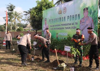 Polda Lampung Peringati Hari Bhayangkara Ke-78 dengan Bakti Sosial dan Bantuan Sosial di Jati Agung