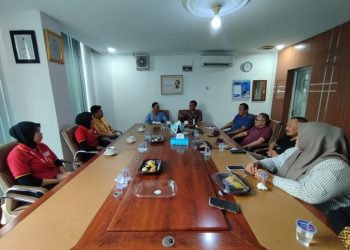 Kunjungan Silaturahmi Alfamart Lampung ke Kantor PWI Lampung