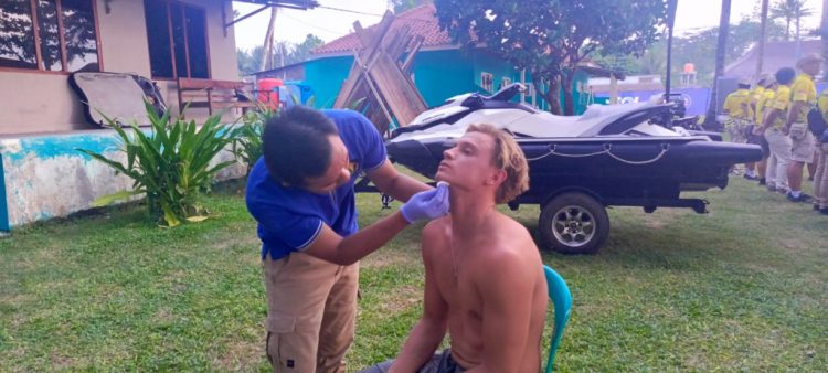 23 Atlet Cedera di WSL Krui Pro 2024, Tim Medis Polda Lampung Sigap Menangani