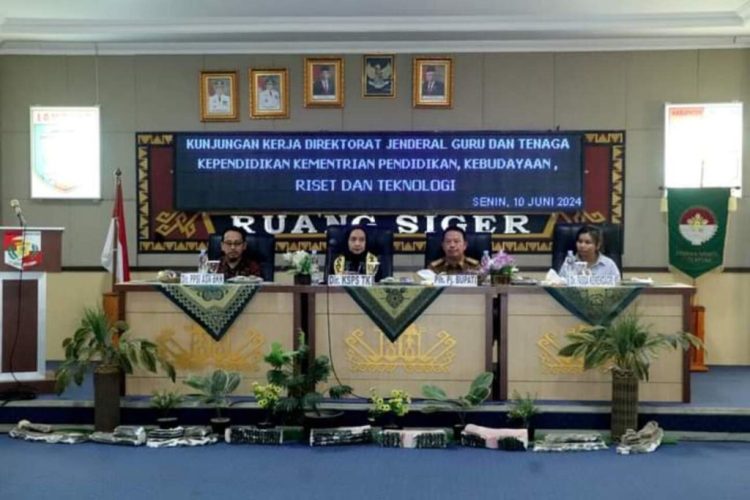 Kunjungan Kerja Direktorat Jenderal GTK Kemendikbudristek ke Lampung Utara