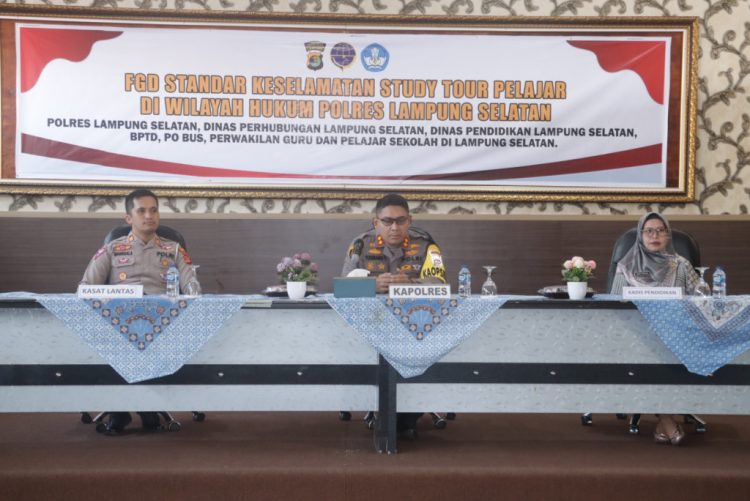 Polres Lampung Selatan Perkuat Keselamatan Study Tour melalui Kolaborasi Antar Sektor