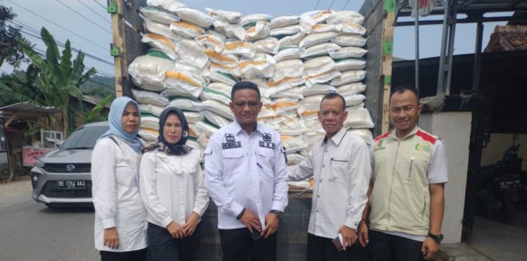 Distribusi Tahap VI Bantuan Beras di Pesawaran Dimulai