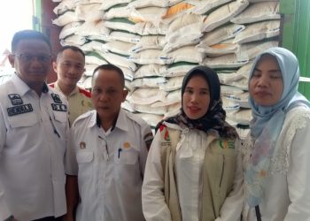 Pemkab Pesawaran Pantau Distribusi Bantuan Beras Pangan