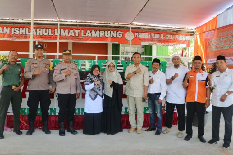 Pj. Bupati Pringsewu Resmikan Ponpes Yatim Penghafal Al Qur’an Al Ishlah Pringsewu