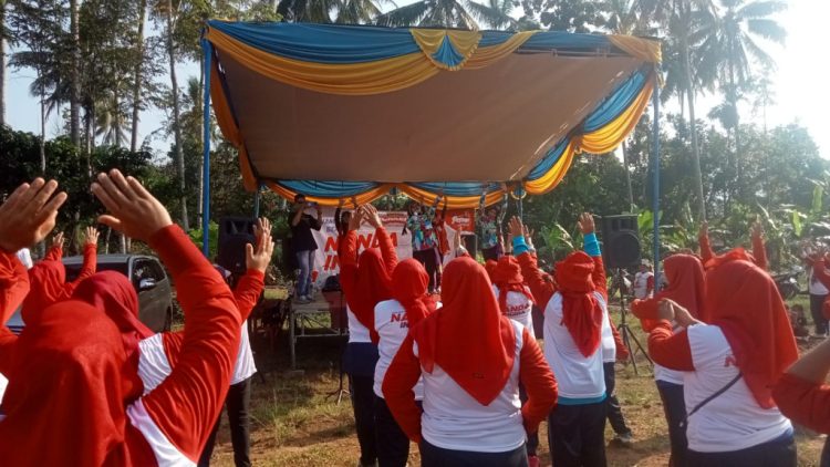 Senam CAKEP Bersama Nanda Indira Gaspol di Padang Cermin, Dimeriahkan ZIN KATA