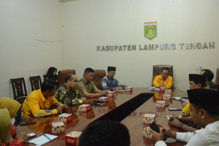 Rapat Pemantapan Kesiapan Launching MIN 1 Lampung Tengah Dipimpin Asisten Administrasi Umum