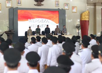 Bupati Lampung Tengah Resmikan Perpanjangan Masa Jabatan Kepala Kampung