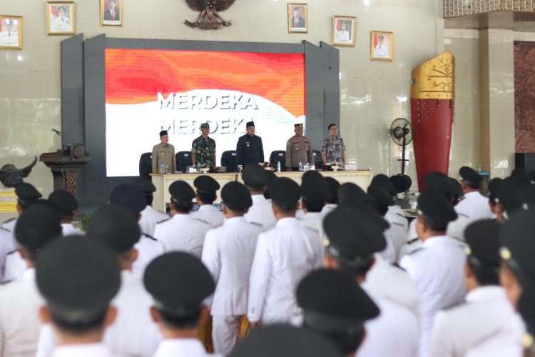 Bupati Lampung Tengah Resmikan Perpanjangan Masa Jabatan Kepala Kampung