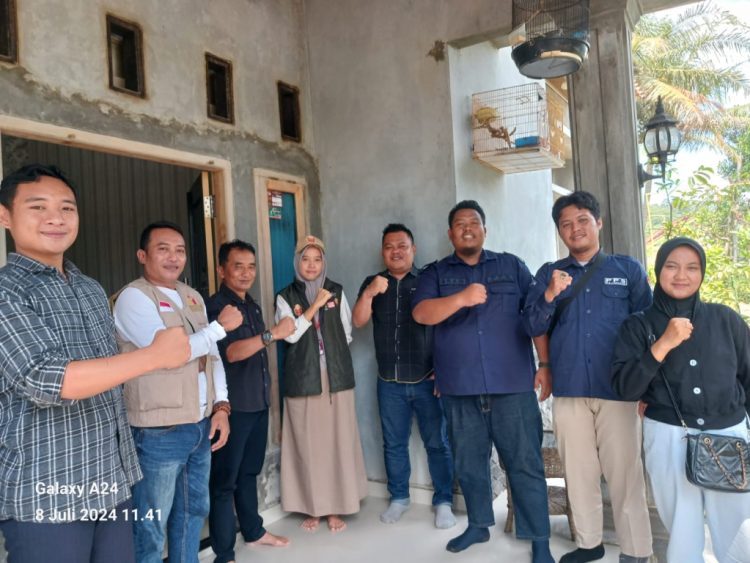 Andreas Andoyo Bersama Tim PPS Lakukan Coklit Pemilih Pilkada di Pringsewu