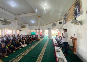 Tabligh Akbar Warnai Peringatan Tahun Baru Islam 1446 H di Lapas Narkotika Bandar Lampung