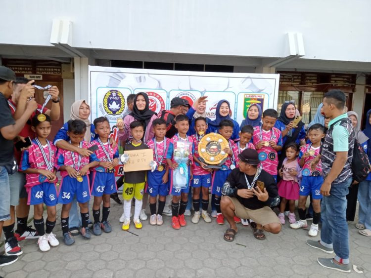 IDCT Regional Lampung1 Menggelar Grassroot Football untuk Pencarian Tiket Putaran Nasional