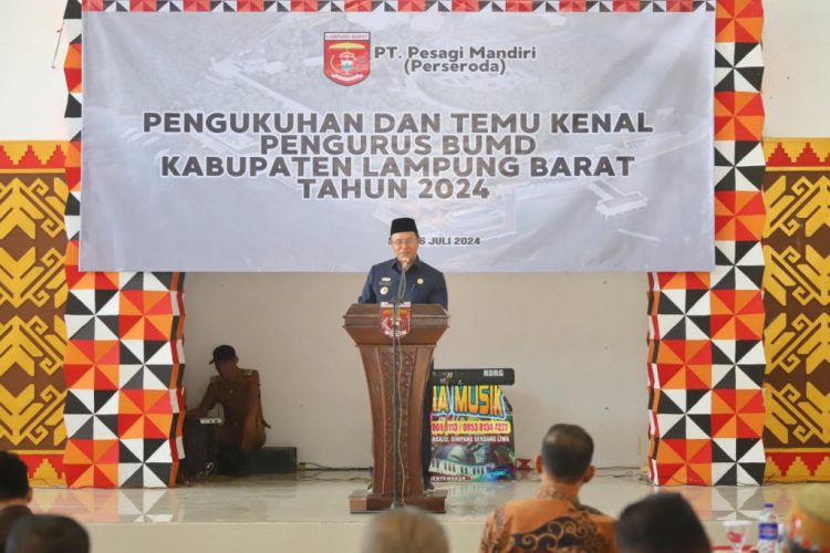 Pj Bupati Lampung Barat Resmi Kukuhkan Pengurus BUMD PT. Pesagi Mandiri