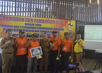 Pemerintah Kabupaten Lampung Tengah ( Lamteng ) melalui Dinas Sumber Daya Air ( SDA ) Lamteng melaksanakan Sarasehan dan Pembinaan bagi Perkumpulan Petani Pemakai Air ( P3A )