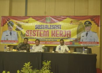 Sosialisasi Sistem Kerja Pemerintah Kabupaten Lampung Tengah Dilaksanakan di Hotel BBC