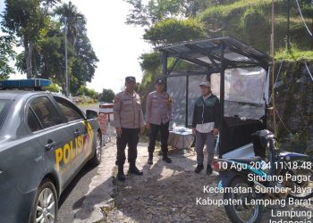 Polsek Sumber Jaya Perketat Patroli Selama Hari Libur untuk Cegah Kejahatan