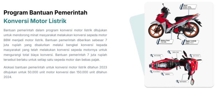 Program Konversi Motor Listrik Gratis untuk Warga DKI: Syarat dan Cara Daftarnya