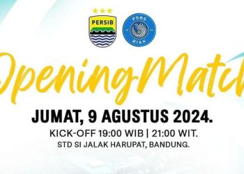 Tiket Laga Pembuka Persib Bandung di Liga 1 2024/2025 Hampir Habis