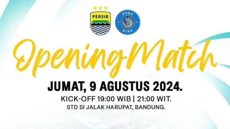 Tiket Laga Pembuka Persib Bandung di Liga 1 2024/2025 Hampir Habis