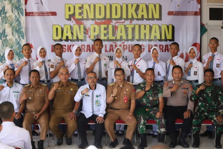 Pendidikan dan Pelatihan Paskibraka Kabupaten Lampung Barat Dimulai, 50 Calon Siap Memeriahkan HUT Kemerdekaan