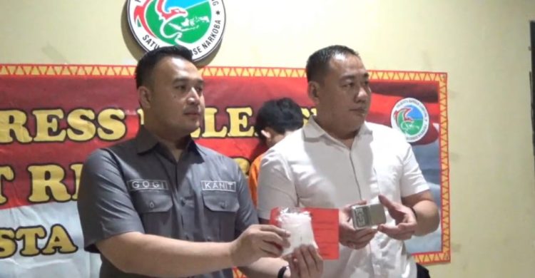 Kurir Sabu Ditangkap Polisi di Bandar Lampung Saat Mengantarkan Narkoba