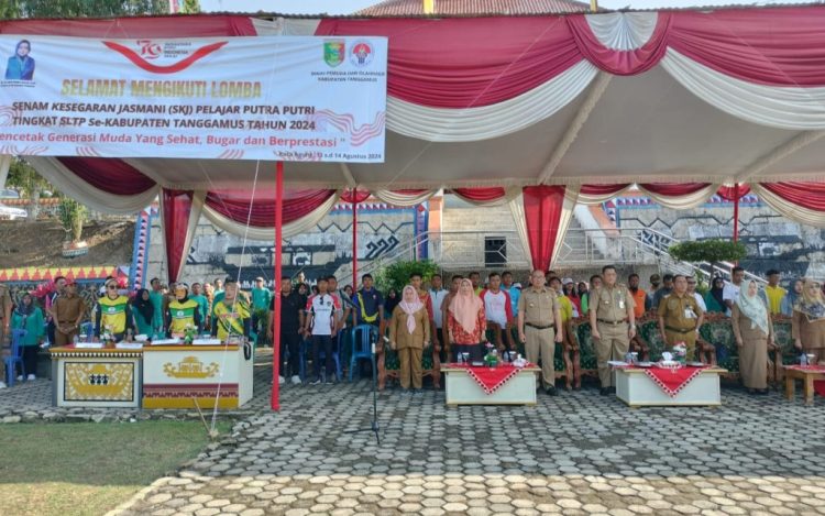 Pembukaan Lomba Senam Kesegaran Jasmani (SKJ) dan Senam Kreasi di Kabupaten Tanggamus Tahun 2024