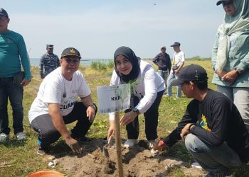 Penanaman Vegetasi Pohon Cemara di Pekon Karang Anyar: Upaya Perlindungan Pantai Wonosobo