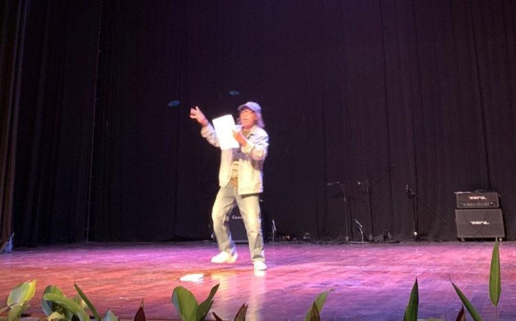 Isbedy Stiawan ZS Baca Puisi ‘Biografi Kecilnya’ di Taman Budaya Lampung