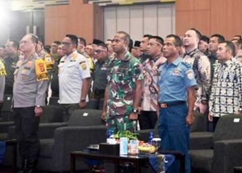 Plt Bupati Lampung Selatan Hadiri Apel 3 Pilar Kamtibmas Menuju Pilkada 2024